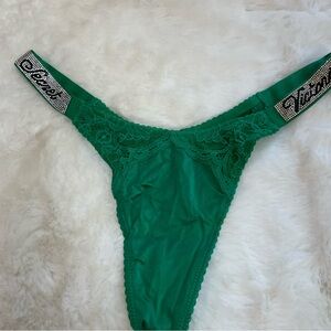 Victoria's Secret Green Lace Panties
